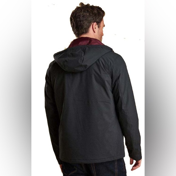 NWT BARBOUR Whitburn Waterproof Breathable Jacket Size Small in Black - Picture 2 of 8
